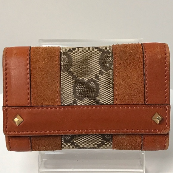 GUCCI Signature 6-Key Holder Card Case ๐งก๐ฅ - Picture 9 of 17